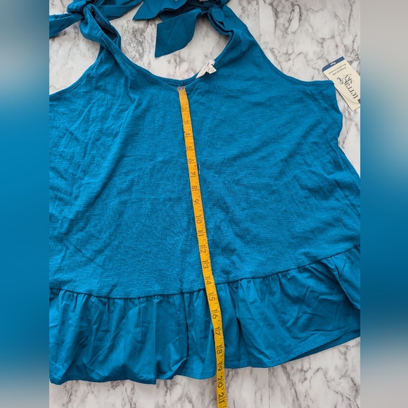 Women's Plus Size NWT Knit Tank Top With Bows - Picture 6 of 7